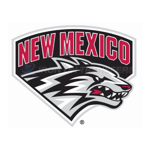 New Mexico Lobos Logo T-shirts Iron On Transfers N5419 - Click Image to Close